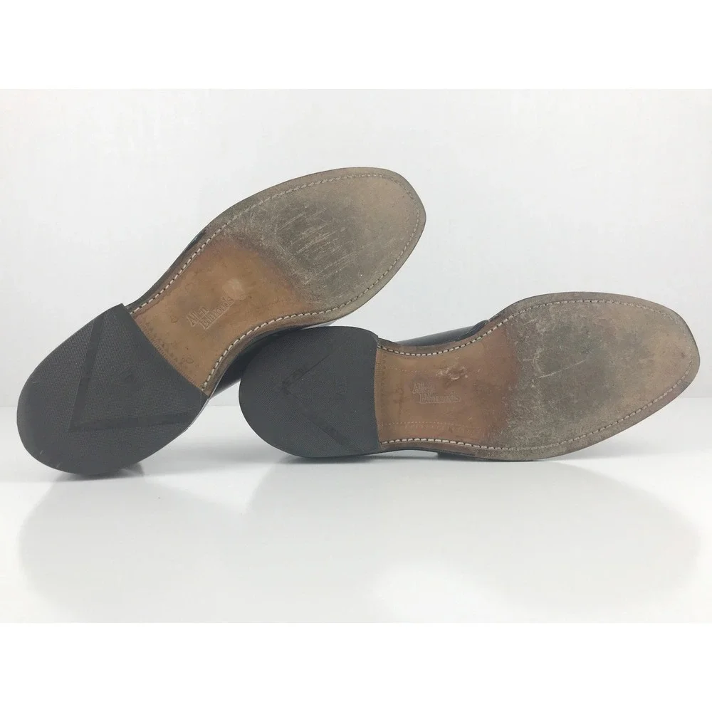 Allen Edmonds‎ CONCORD Black Leather Monk Strap Dress Shoes Men's 9.5 C